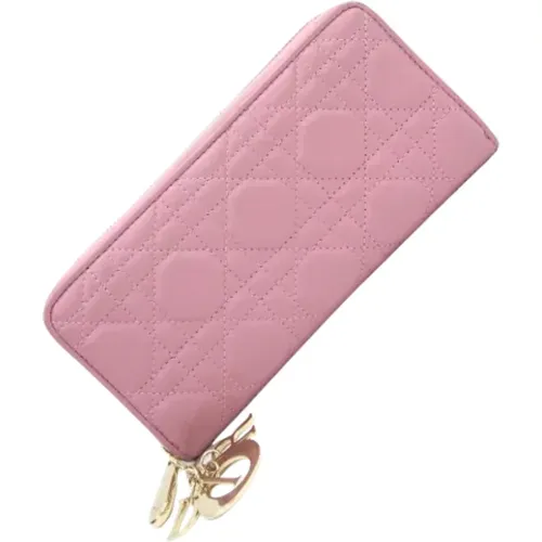 Pre-owned Leather wallets , female, Sizes: ONE SIZE - Dior Vintage - Modalova