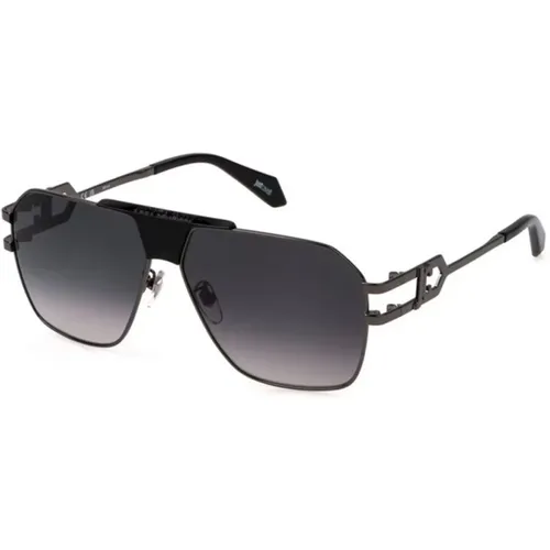 Shiny Gun Smoke Gradient Sonnenbrille - Just Cavalli - Modalova