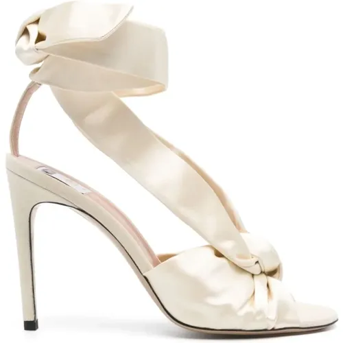 High Heel Sandalen , Damen, Größe: 40 EU - Moschino - Modalova