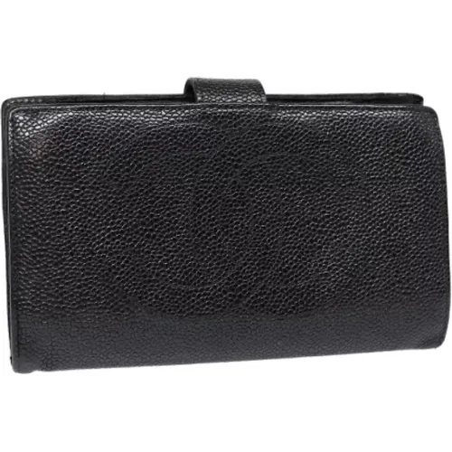 Pre-owned Leder Portemonnaies , Damen, Größe: ONE Size - Chanel Vintage - Modalova