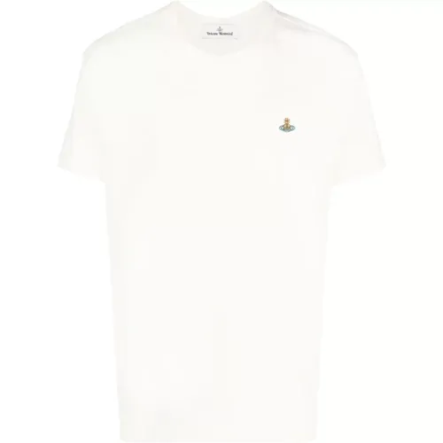 Classic T-Shirt Multicolour ORB Butter , male, Sizes: S - Vivienne Westwood - Modalova