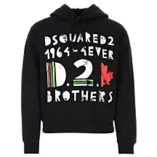 Stylischer Hoodie für einen Trendy Look , Herren, Größe: S - Dsquared2 - Modalova