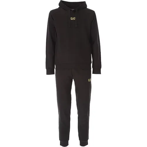 Hooded Sweatshirt and Tracksuit Set , male, Sizes: L, 2XL, XL - Emporio Armani EA7 - Modalova