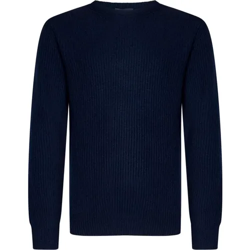 Wool Cashmere Sweater Ribbed , male, Sizes: 2XL, M, S - Herno - Modalova