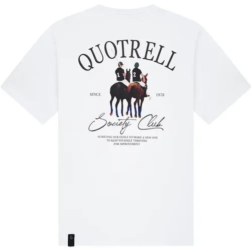 T-Shirts , Herren, Größe: M - Quotrell - Modalova