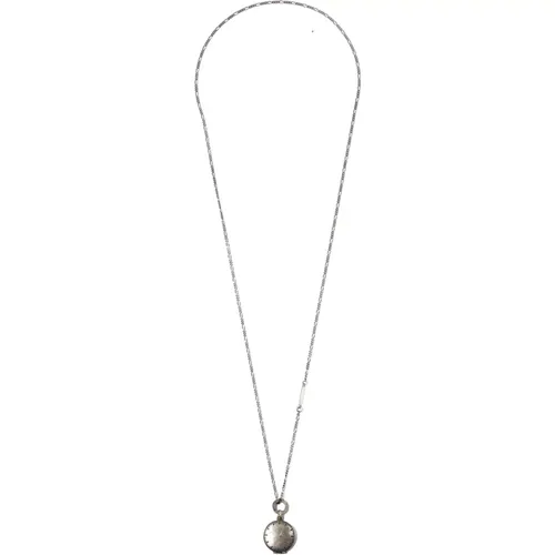 Silberner Anhänger Halskette , unisex, Größe: ONE Size - Werkstatt:Munchen - Modalova