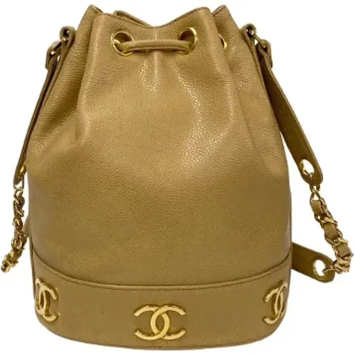 Pre-owned Leather crossbody-bags , female, Sizes: ONE SIZE - Chanel Vintage - Modalova