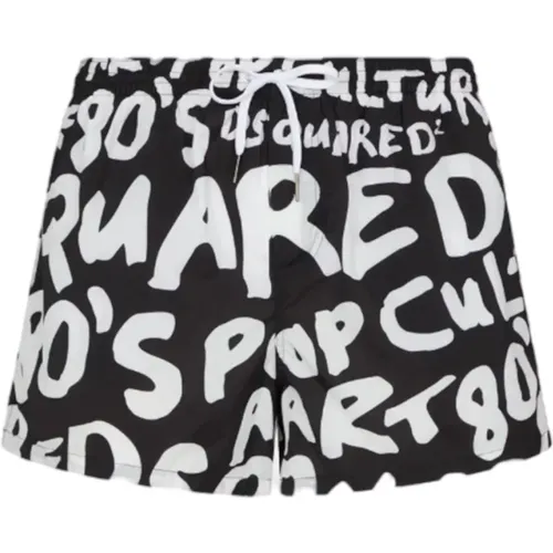 Black Sea Clothing Boxer Midi , male, Sizes: 2XL - Dsquared2 - Modalova