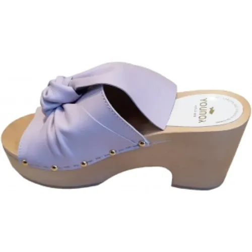 Heeled Mules , female, Sizes: 3 UK - Youyou - Modalova