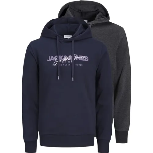 Stylischer Hoodie Pack , Herren, Größe: XL - jack & jones - Modalova