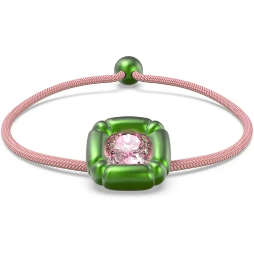 Dulcis Armband Grün-Rosa Kristalle - Swarovski - Modalova