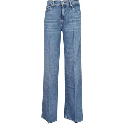 Women's Clothing Jeans Ss24 , female, Sizes: W28 - 7 For All Mankind - Modalova