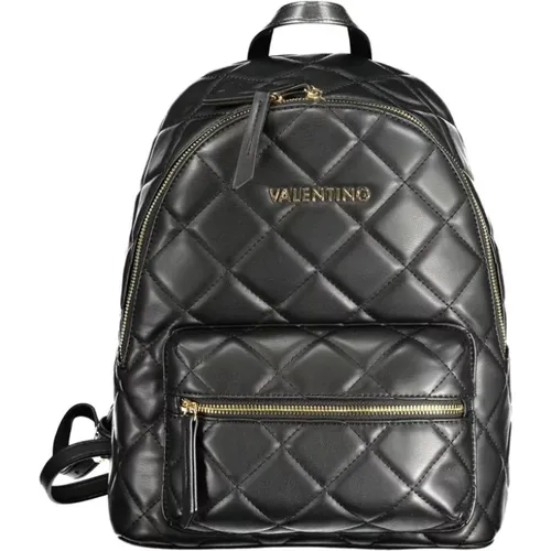 Schwarzer Polyethylen-Rucksack mit verstellbaren Trägern - Valentino by Mario Valentino - Modalova