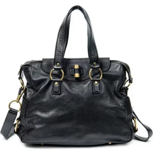 Pre-owned Leather handbags , female, Sizes: ONE SIZE - Yves Saint Laurent Vintage - Modalova