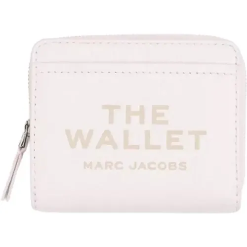 Mini Leather Compact Wallet , female, Sizes: ONE SIZE - Marc Jacobs - Modalova