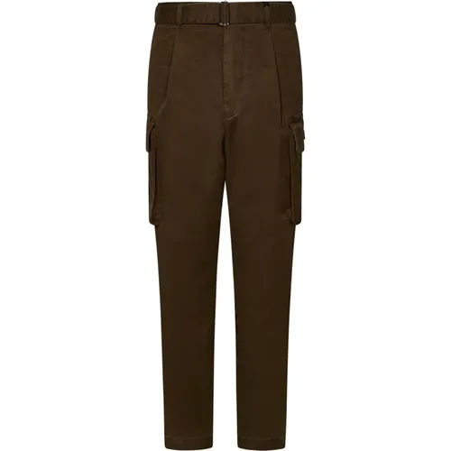 Cargo Trousers with Belt Loops , male, Sizes: 2XL, XL, M, XS, L, S - Dsquared2 - Modalova