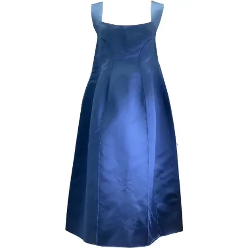 Blaues Seidenkleid - Stil Abmawg8Jy0Tse71 - Marni Pre-owned - Modalova