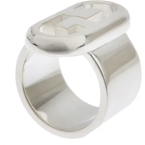 Vintage Silver Ring with Elegant Design , female, Sizes: ONE SIZE - Gucci Vintage - Modalova