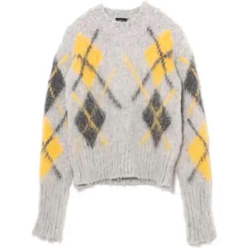 Soft and Warm Knit Sweater , female, Sizes: L - Roberto Collina - Modalova