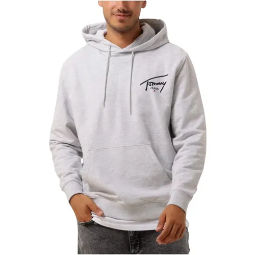 Herren Grafik Hoodie , Herren, Größe: 2XL - Tommy Jeans - Modalova