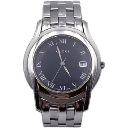 Pre-owned Stainless Steel watches , female, Sizes: ONE SIZE - Gucci Vintage - Modalova