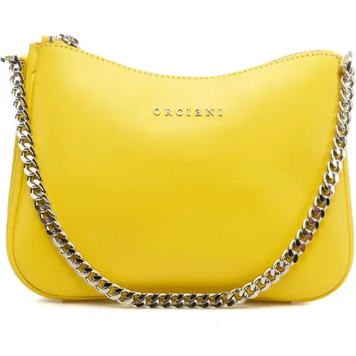 Gelbe Handtasche für Frauen , Damen, Größe: ONE Size - Orciani - Modalova