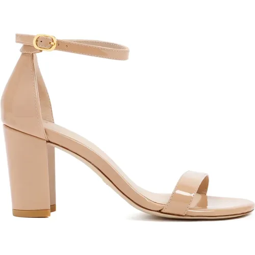 Leder Nearlynude Sandalen , Damen, Größe: 36 EU - Stuart Weitzman - Modalova