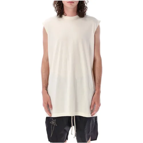 Oversized Sleeveless TarpT T-Shirt , Herren, Größe: S - Rick Owens - Modalova
