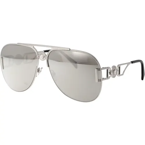 Stylische Sonnenbrille 0Ve2255 , unisex, Größe: 63 MM - Versace - Modalova