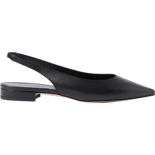 Elegante Schwarze Slingback-Ballerina , Damen, Größe: 35 EU - Scarosso - Modalova