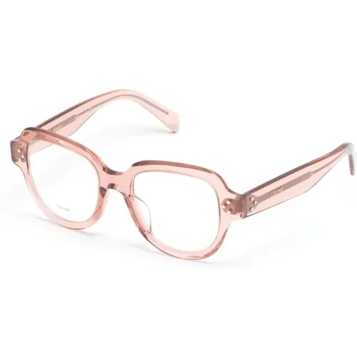 Rosa Optische Brille Must-Have,Braun/Havanna Optische Brille, vielseitig und stilvoll,Klassische Schwarze Optische Brille - Celine - Modalova