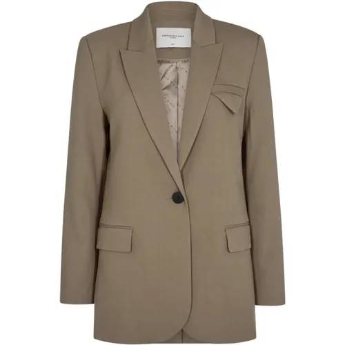 Elegante Blazer Jacke , Damen, Größe: L - Copenhagen Muse - Modalova