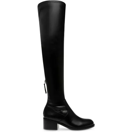 Schwarze Courtside Damenstiefel , Damen, Größe: 38 EU - Steve Madden - Modalova