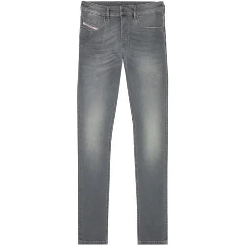 Anthracite Grey Denim Jeans , male, Sizes: W36, W34 - Diesel - Modalova