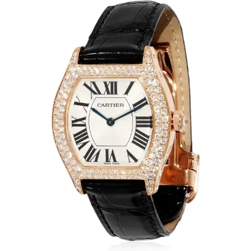 Pre-owned Rose Gold watches , female, Sizes: ONE SIZE - Cartier Vintage - Modalova