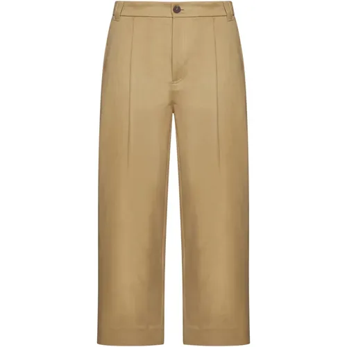 Wide-leg high-waisted trousers , male, Sizes: L, XL - Studio Nicholson - Modalova