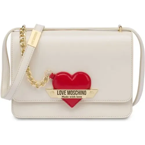 Stilvolle Elfenbein Taschen für Frauen - Love Moschino - Modalova