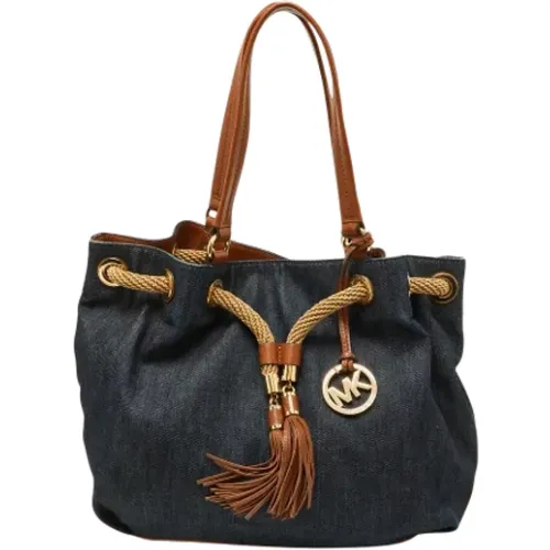 Pre-owned Denim handbags , female, Sizes: ONE SIZE - Michael Kors Pre-owned - Modalova