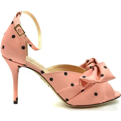 High Heel Elegant Sandals , female, Sizes: 5 1/2 UK, 4 1/2 UK, 2 1/2 UK, 3 1/2 UK, 4 UK, 5 UK - Charlotte Olympia - Modalova