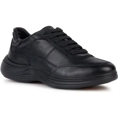 Schwarze Fluctis Sport Sneakers , Herren, Größe: 43 EU - Geox - Modalova