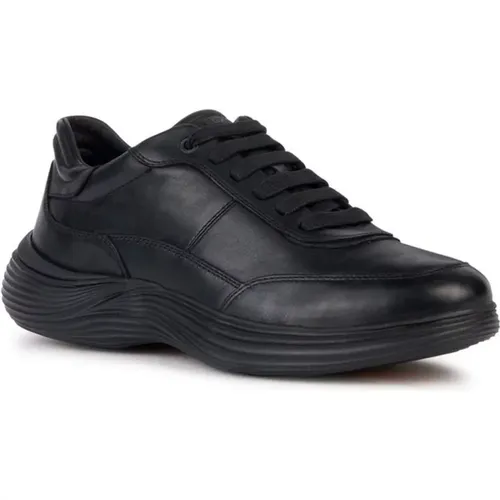Schwarze Fluctis Sport Sneakers , Herren, Größe: 42 EU - Geox - Modalova