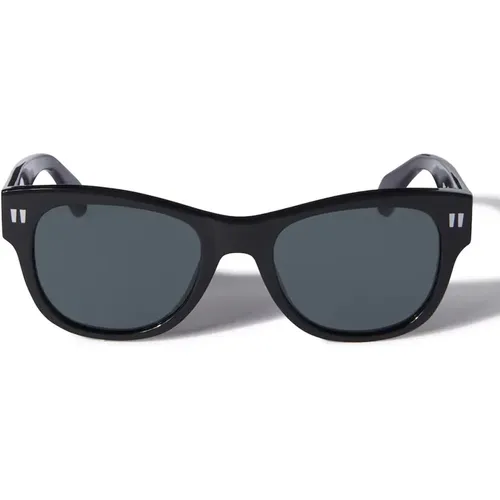 Rectangular Sunglasses Unisex Moab 11007 , unisex, Sizes: 52 MM - Off White - Modalova