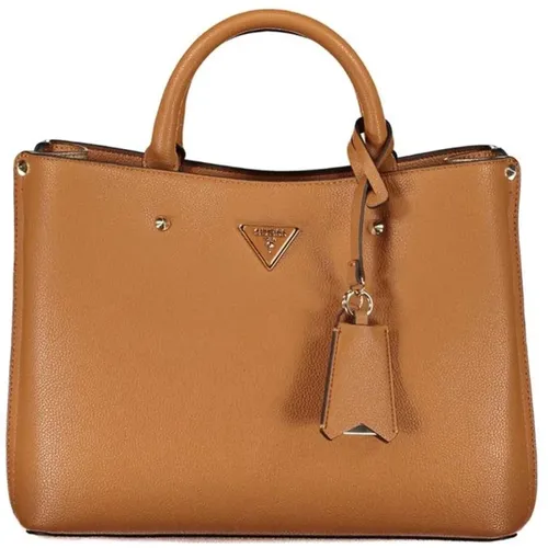 Stilvolle Meridian Handtasche mit Kontrastdetails , Damen, Größe: ONE Size - Guess - Modalova