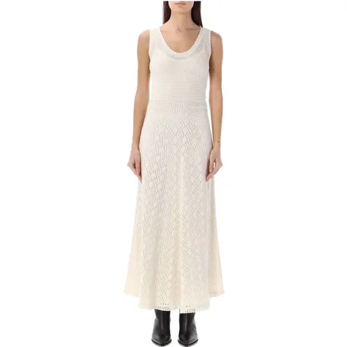 Crochet Maxi Dress , female, Sizes: M, S - Golden Goose - Modalova