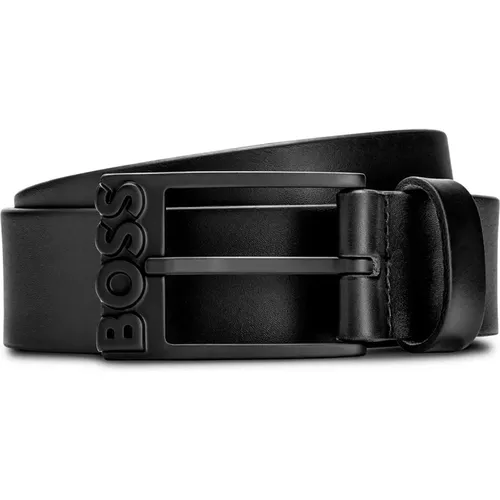 Classic Leather Belt , male, Sizes: 110 CM, 90 CM, 105 CM, 100 CM, 95 CM - Boss - Modalova