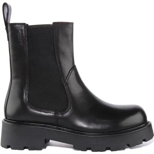 Leather Chelsea Boots with Chunky Sole , female, Sizes: 5 UK, 8 UK, 7 UK - Vagabond Shoemakers - Modalova