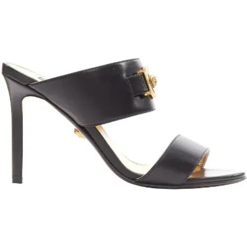 Pre-owned Leather sandals , female, Sizes: 4 UK - Versace Pre-owned - Modalova