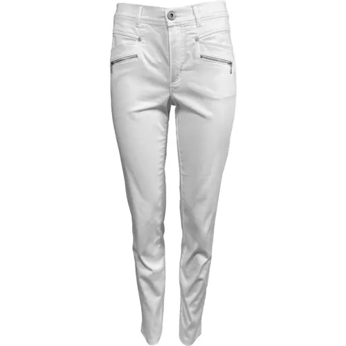 Slim-Fit Elegant Trousers , female, Sizes: XL, M, 3XL - 2-Biz - Modalova