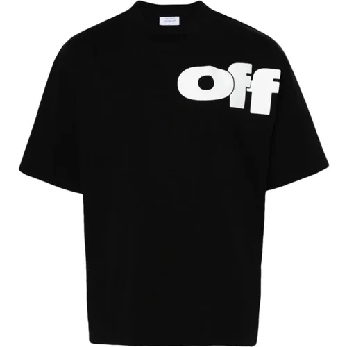 T-shirts and Polos , male, Sizes: S - Off White - Modalova