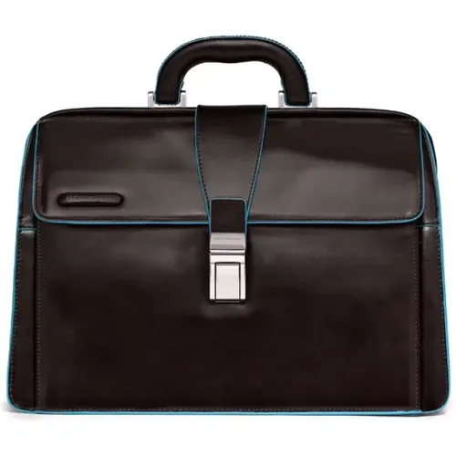Men's Bags Handbag Dark Noos , male, Sizes: ONE SIZE - Piquadro - Modalova